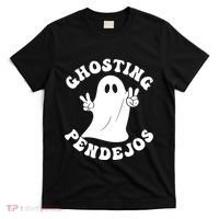Ghosting Pendejos Funny Mexican Ghost Halloween Meme T-Shirt thumb 0