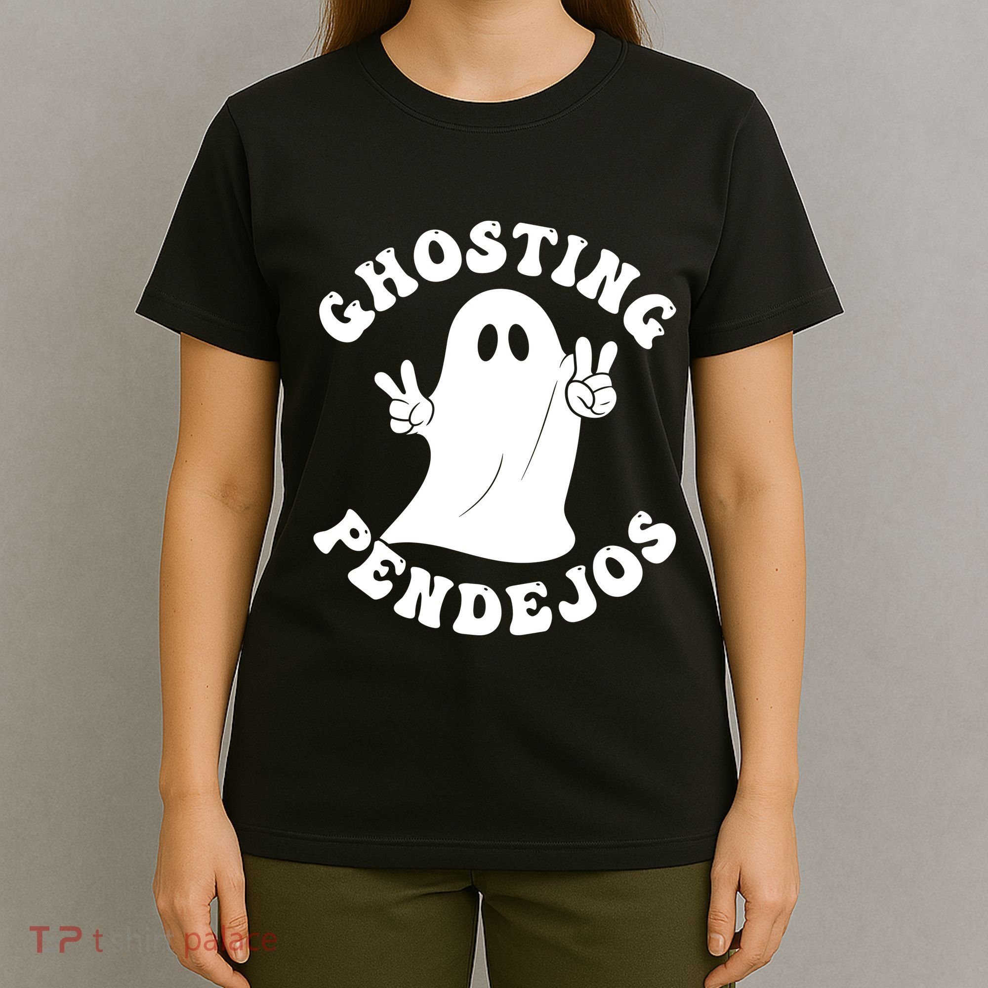 Ghosting Pendejos Funny Mexican Ghost Halloween Meme T-Shirt
