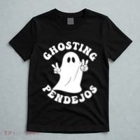 Ghosting Pendejos Funny Mexican Ghost Halloween Meme T-Shirt thumb 5