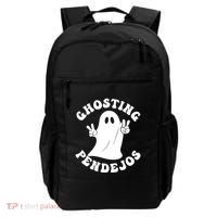 Ghosting Pendejos Funny Mexican Ghost Halloween Meme Backpack thumb 0