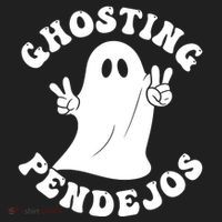 Ghosting Pendejos Funny Mexican Ghost Halloween Meme Beanie thumb 2