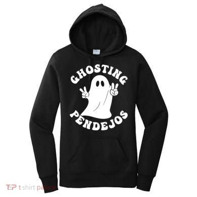 Ghosting Pendejos Funny Mexican Ghost Halloween Meme Women's Hoodie