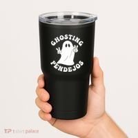 Ghosting Pendejos Funny Mexican Ghost Halloween Meme Tumbler thumb 2