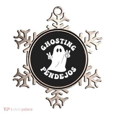 Ghosting Pendejos Funny Mexican Ghost Halloween Meme Ornament