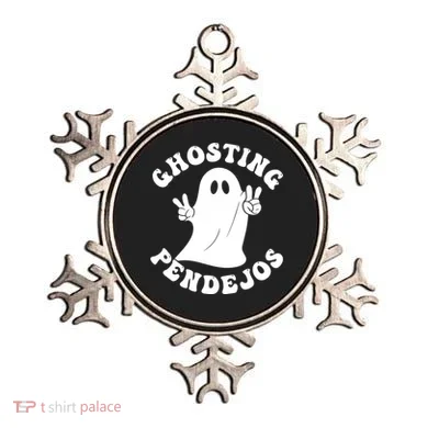 Ghosting Pendejos Funny Mexican Ghost Halloween Meme Ornament