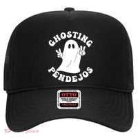 Ghosting Pendejos Funny Mexican Ghost Halloween Meme Hat thumb 0