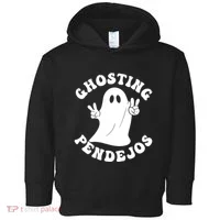 Ghosting Pendejos Funny Mexican Ghost Halloween Meme Toddler Hoodie thumb 0