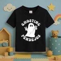 Ghosting Pendejos Funny Mexican Ghost Halloween Meme Toddler T-Shirt thumb 3