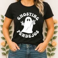 Ghosting Pendejos Funny Mexican Ghost Halloween Meme Women's T-Shirt thumb 2