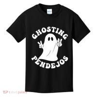Ghosting Pendejos Funny Mexican Ghost Halloween Meme Kids T-Shirt thumb 0