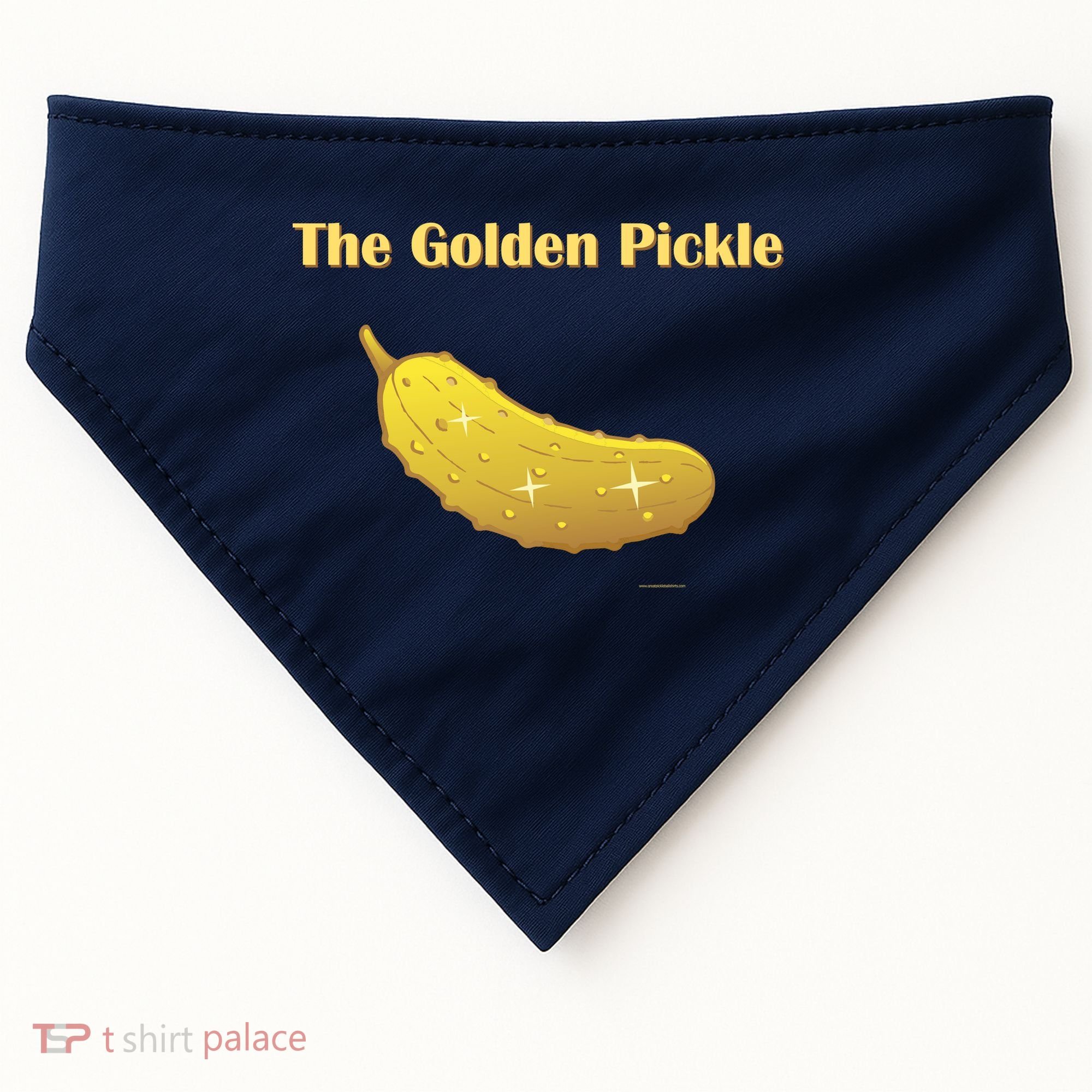 Golden Pickle, Fun Pickleball Shirt USA-Made Doggie Bandana