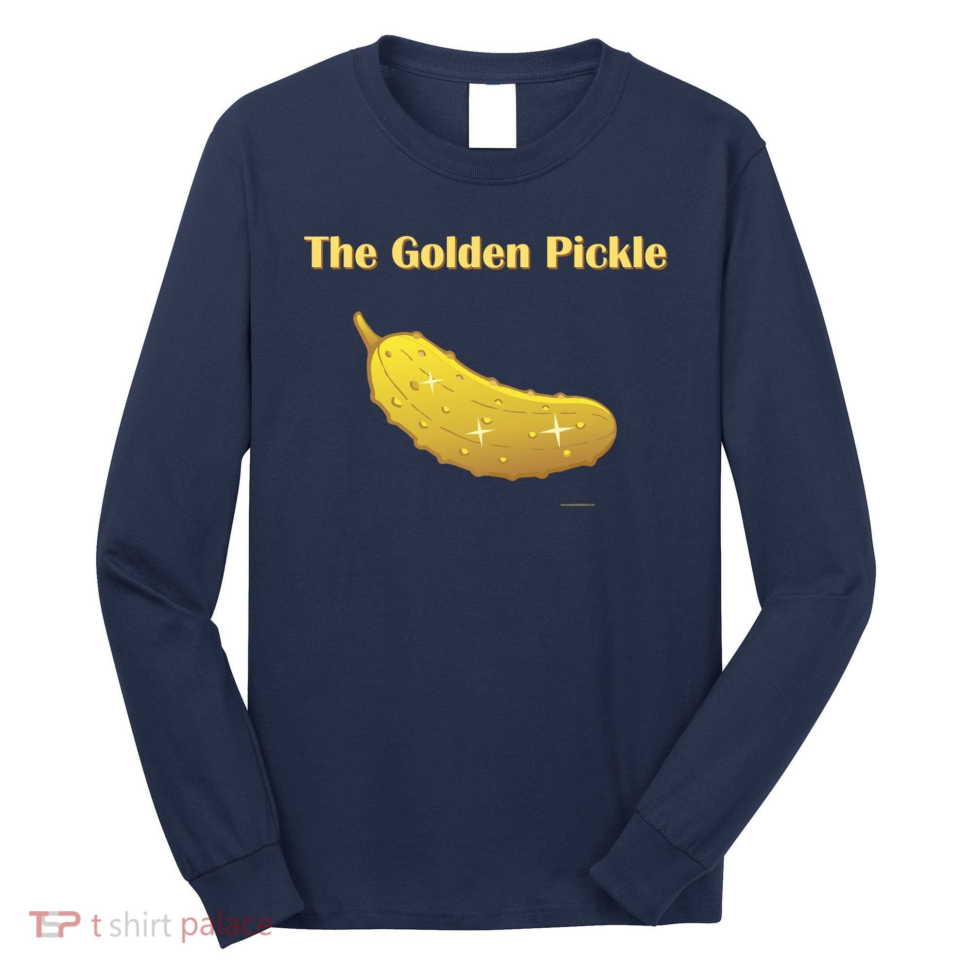 Golden Pickle, Fun Pickleball Shirt Long Sleeve Shirt