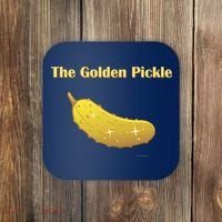 Golden Pickle, Fun Pickleball Shirt Coaster thumb 0