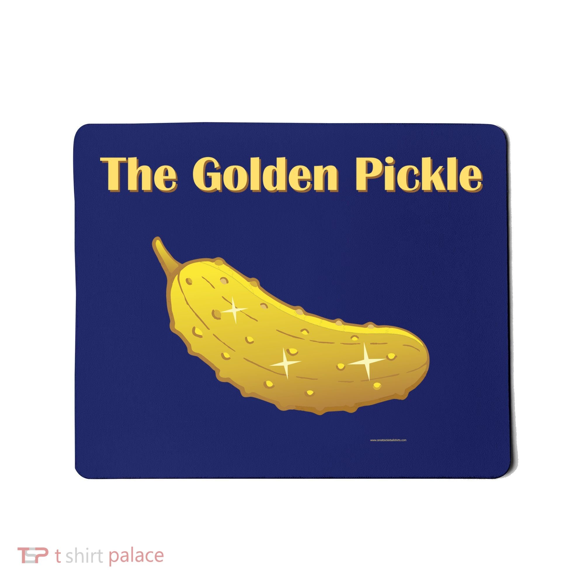 Golden Pickle, Fun Pickleball Shirt Mousepad