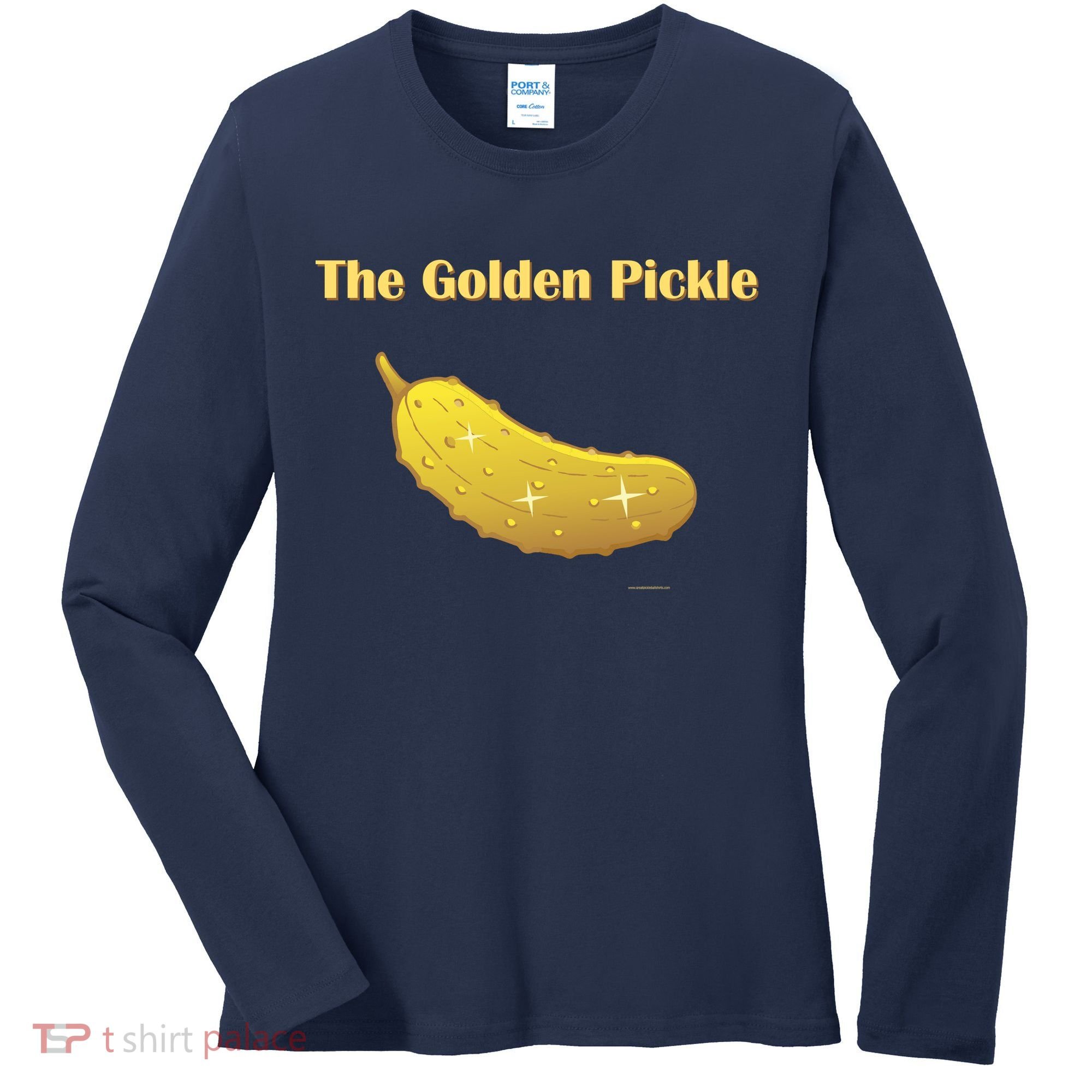 Golden Pickle, Fun Pickleball Shirt Women's Long Sleeve Shirt