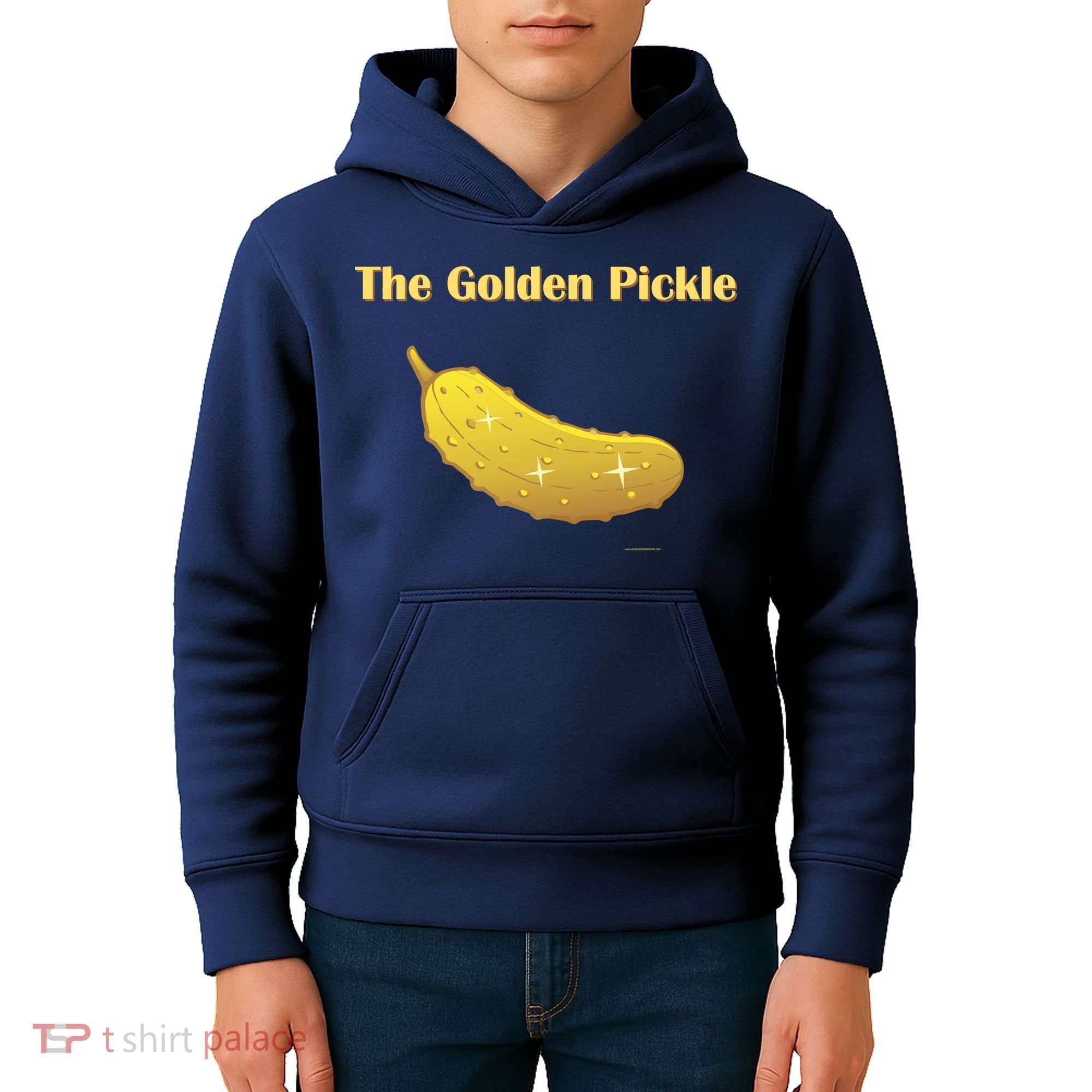 Golden Pickle, Fun Pickleball Shirt Kids Hoodie