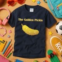 Golden Pickle, Fun Pickleball Shirt Kids T-Shirt thumb 3