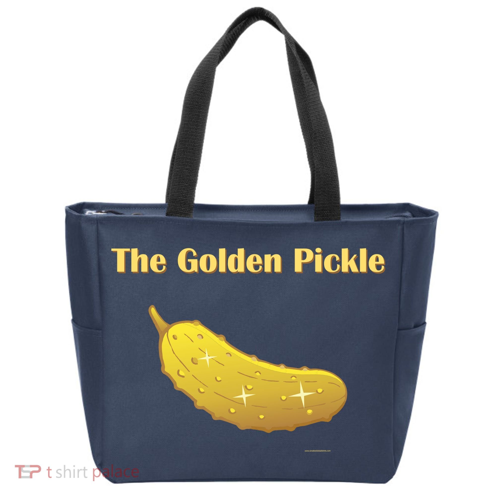 Golden Pickle, Fun Pickleball Shirt Tote Bag