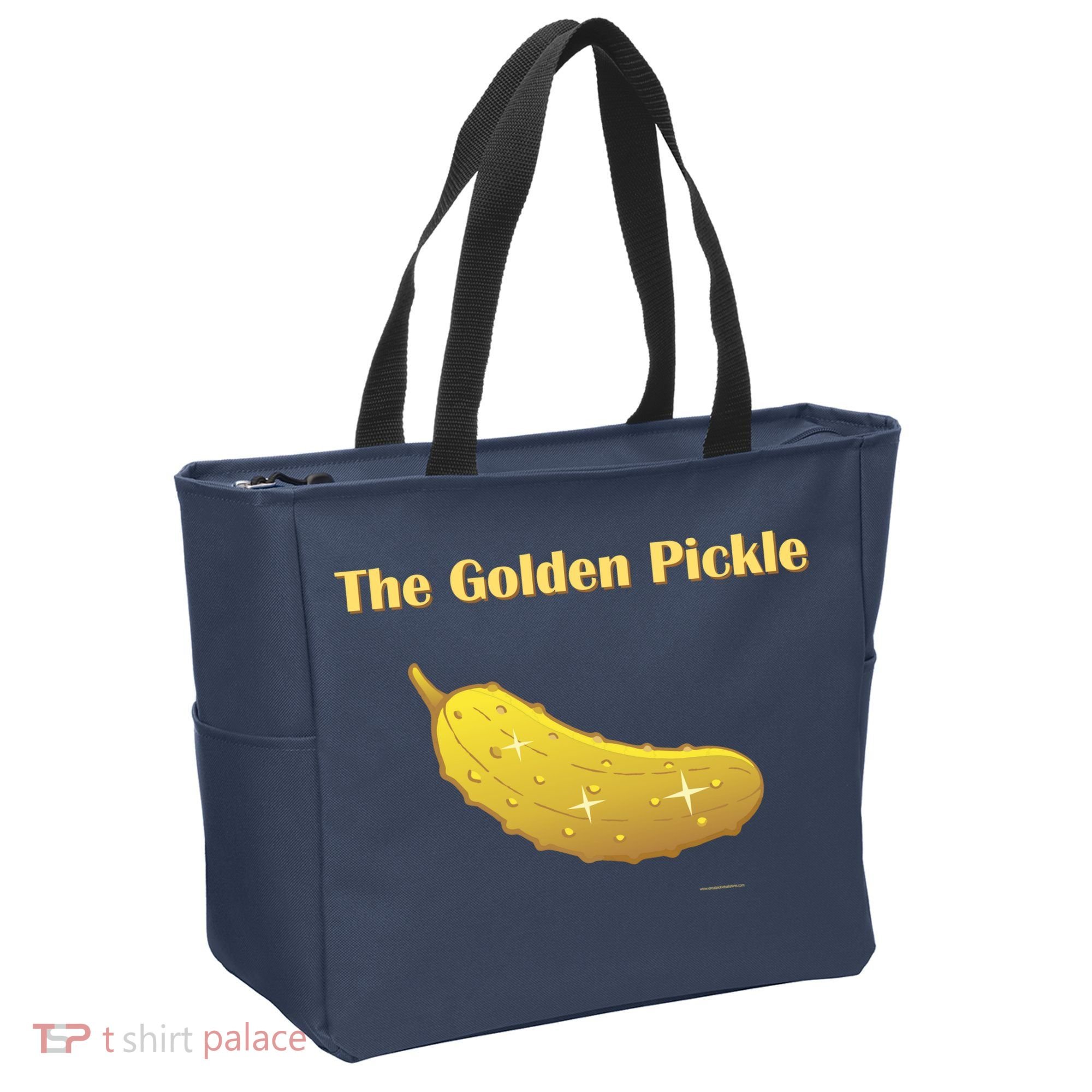 Golden Pickle, Fun Pickleball Shirt Tote Bag