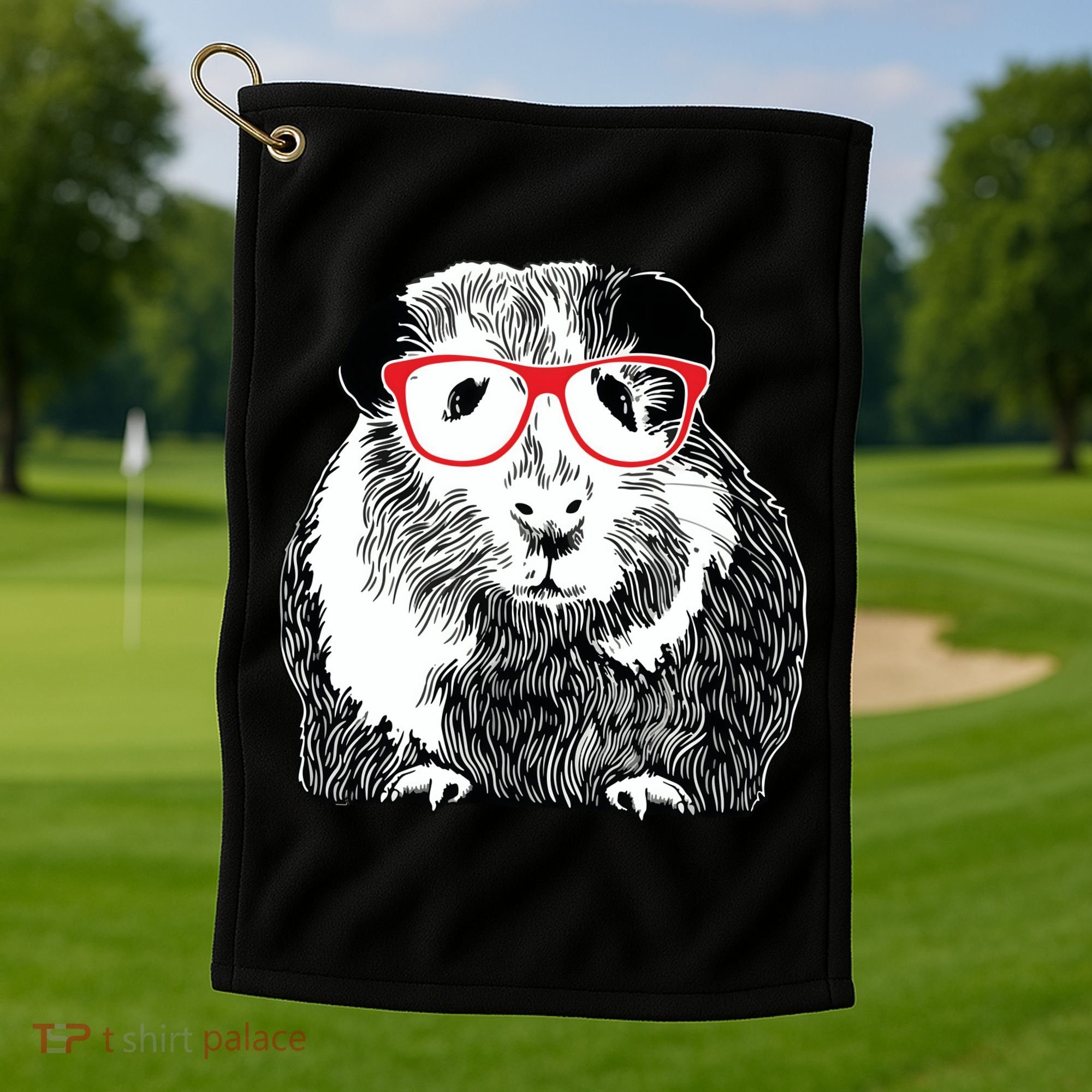 Guinea Pig Funny Guinea Pig Tee Cute Guinea Pig Golf Towel