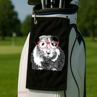Guinea Pig Funny Guinea Pig Tee Cute Guinea Pig Golf Towel thumb 2