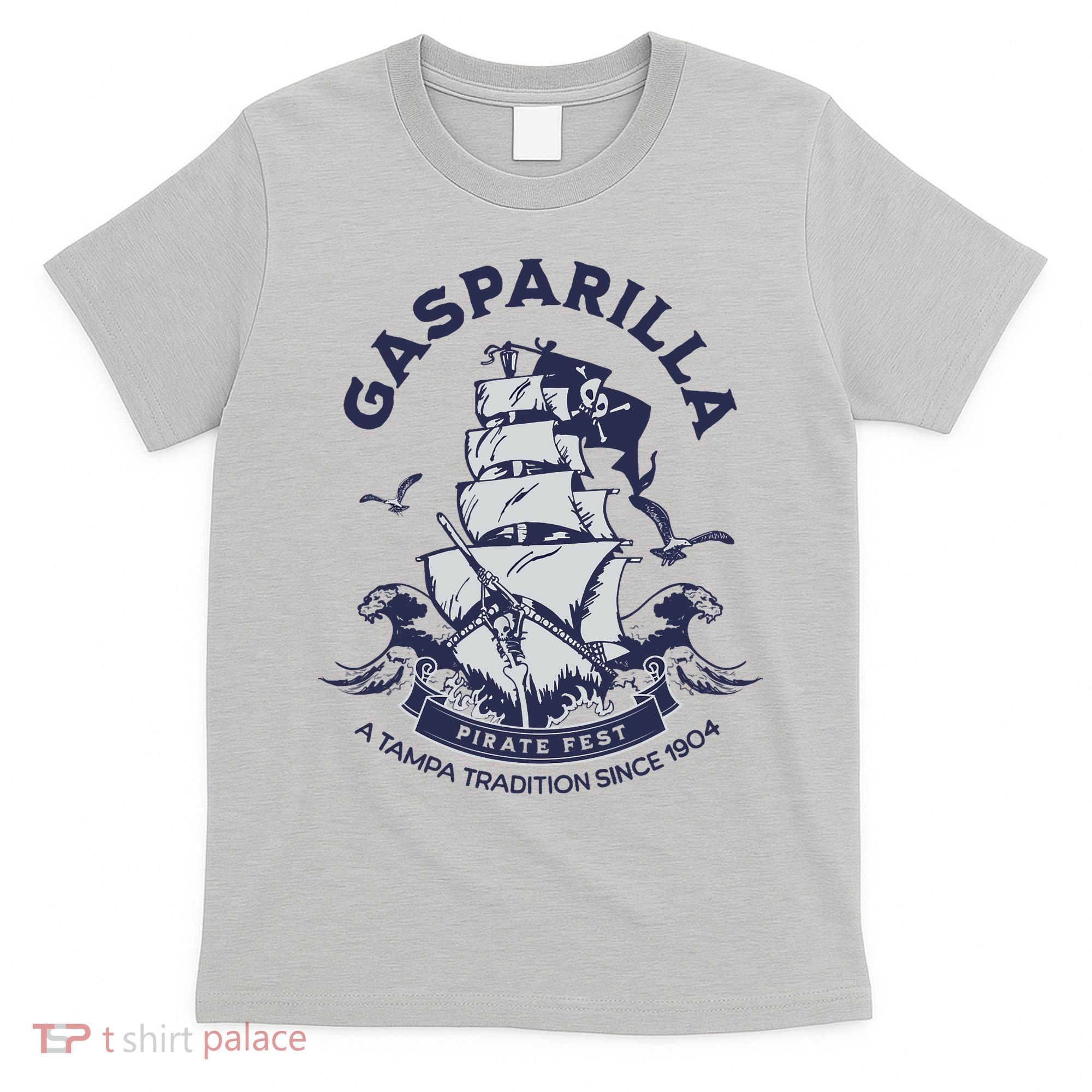 Gasparilla Pirate Fest Souvenir Pirate Ship Tampa Florida T-Shirt