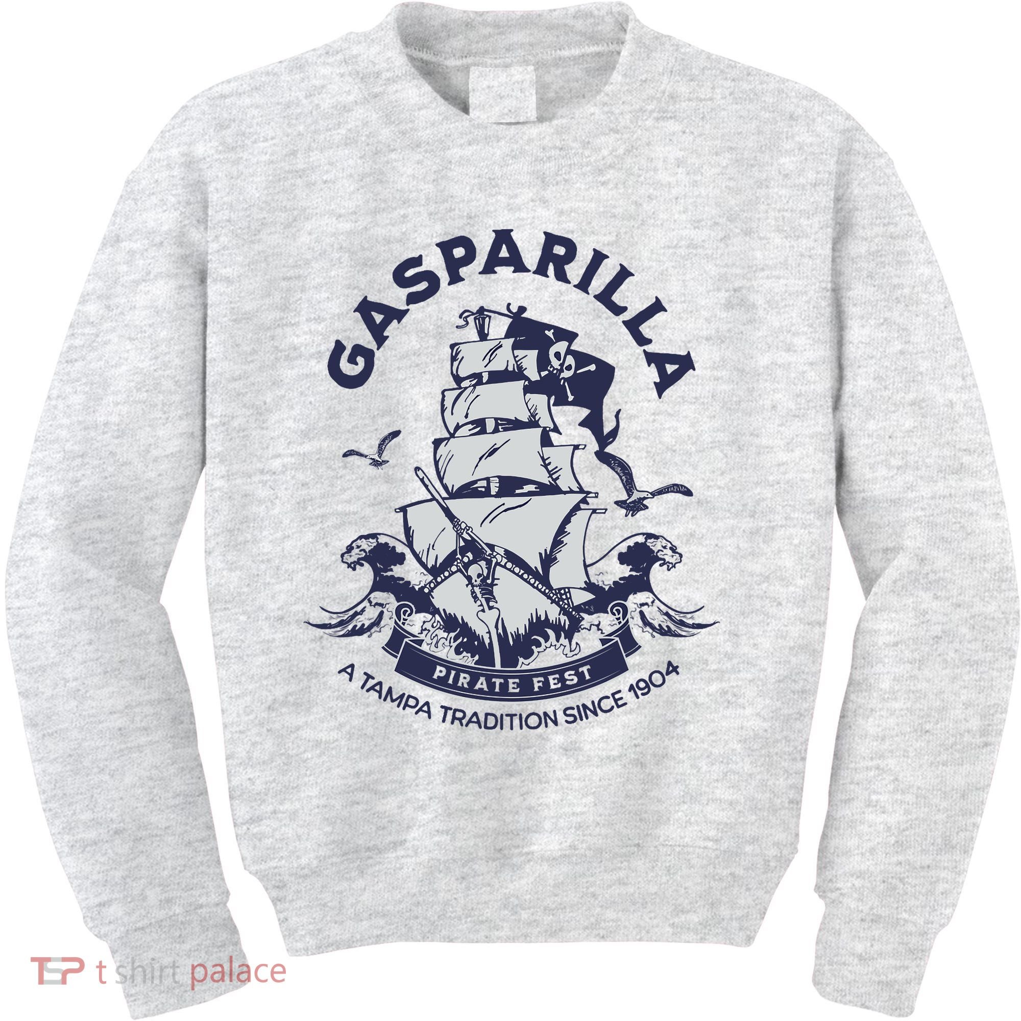 Gasparilla Pirate Fest Souvenir Pirate Ship Tampa Florida Kids Sweatshirt