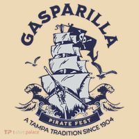 Gasparilla Pirate Fest Souvenir Pirate Ship Tampa Florida Tote Bag thumb 4