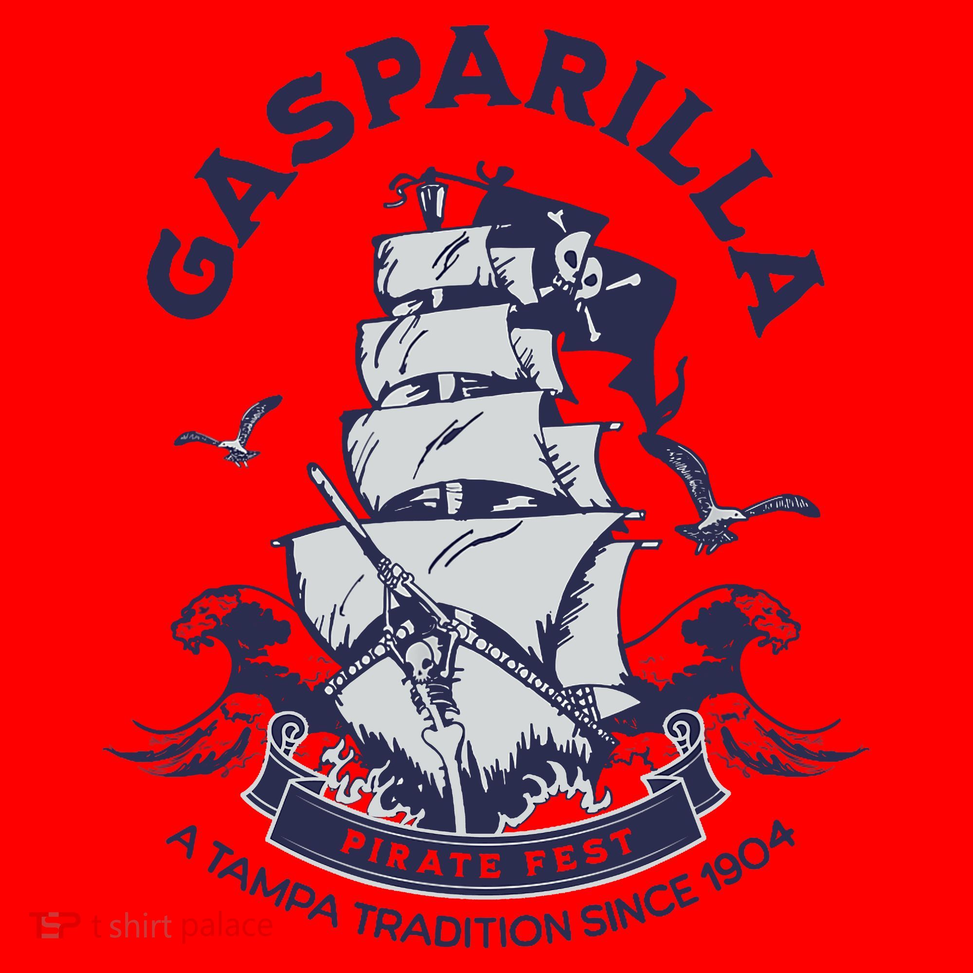 Gasparilla Pirate Fest Souvenir Pirate Ship Tampa Florida Santa Hat