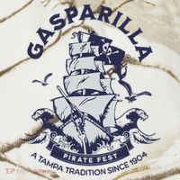Gasparilla Pirate Fest Souvenir Pirate Ship Tampa Florida Kati Licensed 12" Camo Cuffed Beanie thumb 2