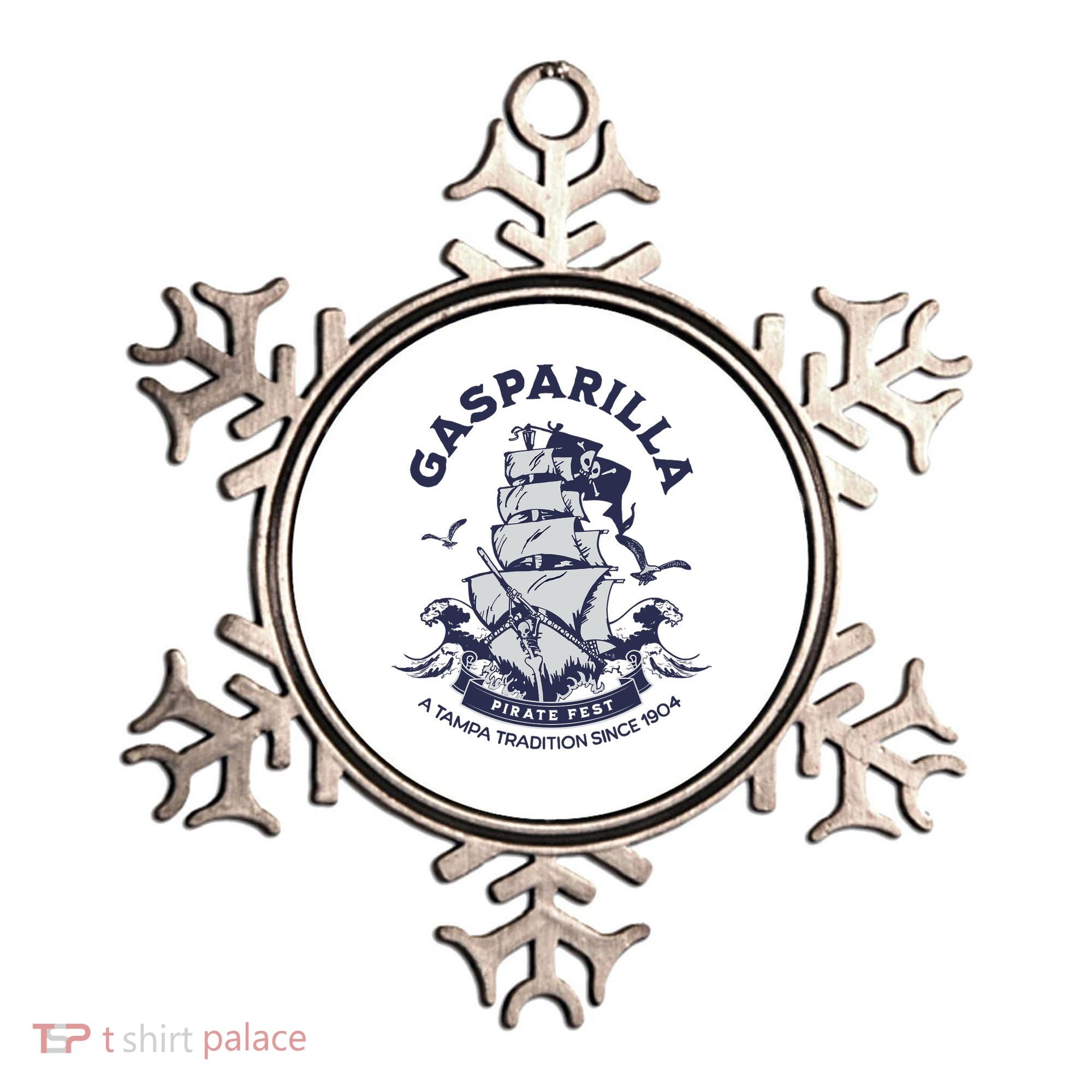 Gasparilla Pirate Fest Souvenir Pirate Ship Tampa Florida Ornament