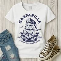 Gasparilla Pirate Fest Souvenir Pirate Ship Tampa Florida Women's T-Shirt thumb 3