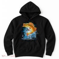 Golden Perch Fish Sea Hoodie thumb 0