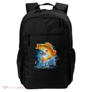 Golden Perch Fish Sea Backpack