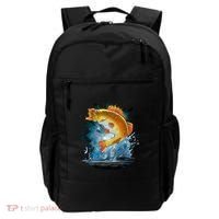 Golden Perch Fish Sea Backpack thumb 0