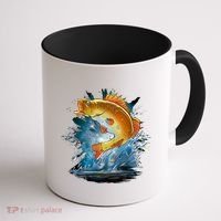 Golden Perch Fish Sea Coffee Mug thumb 1