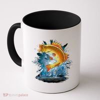 Golden Perch Fish Sea Coffee Mug thumb 0