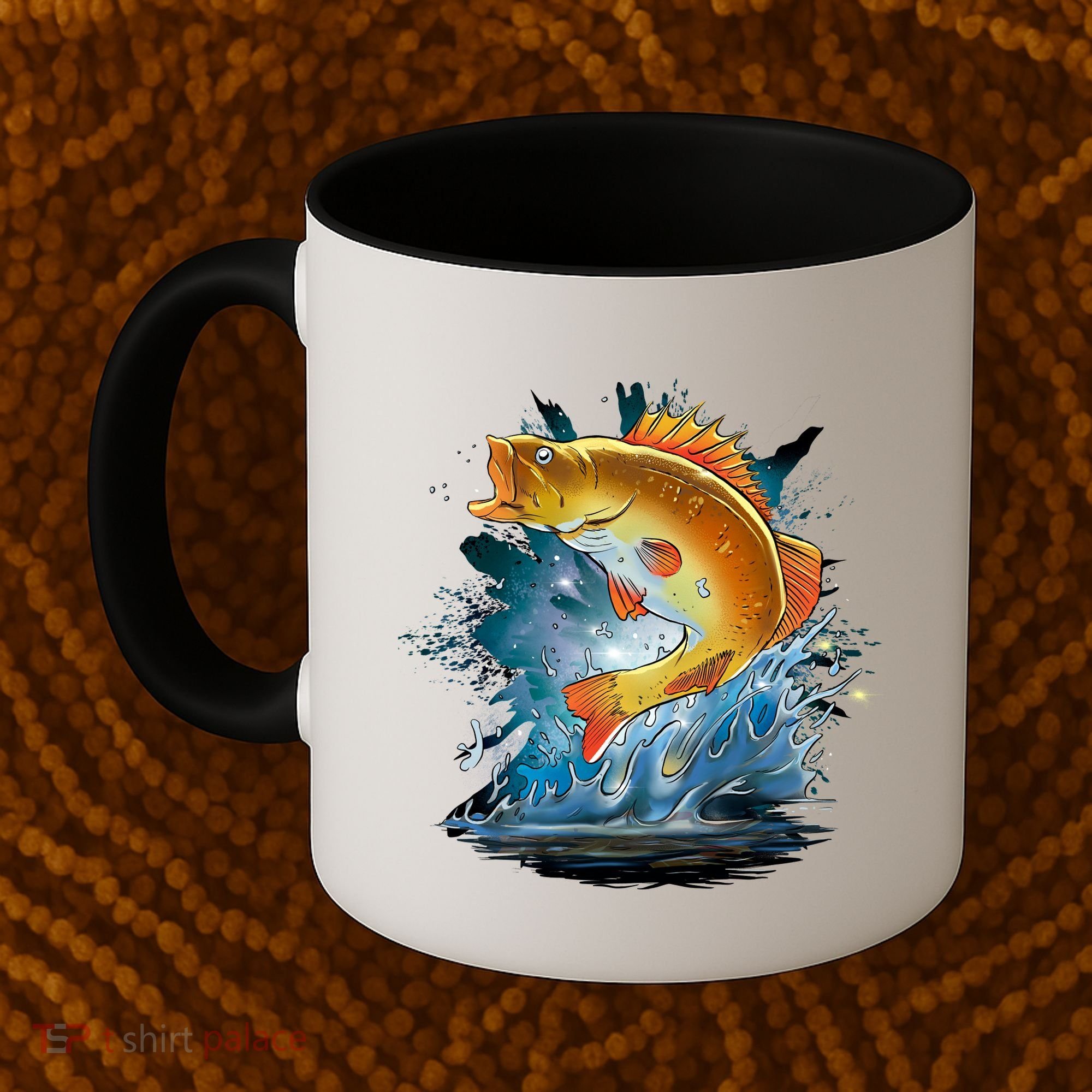 Golden Perch Fish Sea Coffee Mug