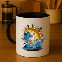 Golden Perch Fish Sea Coffee Mug thumb 4