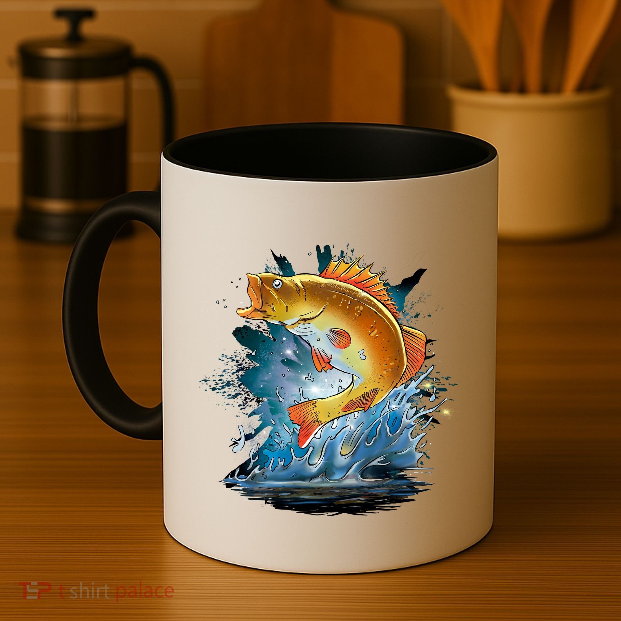 Golden Perch Fish Sea Coffee Mug