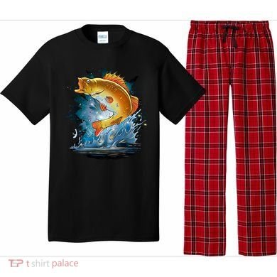 Golden Perch Fish Sea Pajama Set