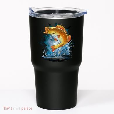 Golden Perch Fish Sea Tumbler