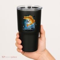 Golden Perch Fish Sea Tumbler thumb 2