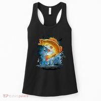 Golden Perch Fish Sea Women's Tank Top thumb 0