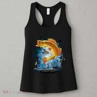 Golden Perch Fish Sea Women's Tank Top thumb 3