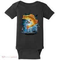 Golden Perch Fish Sea Baby Bodysuit thumb 0