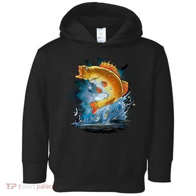 Golden Perch Fish Sea Toddler Hoodie