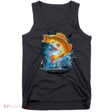 Golden Perch Fish Sea Tank Top