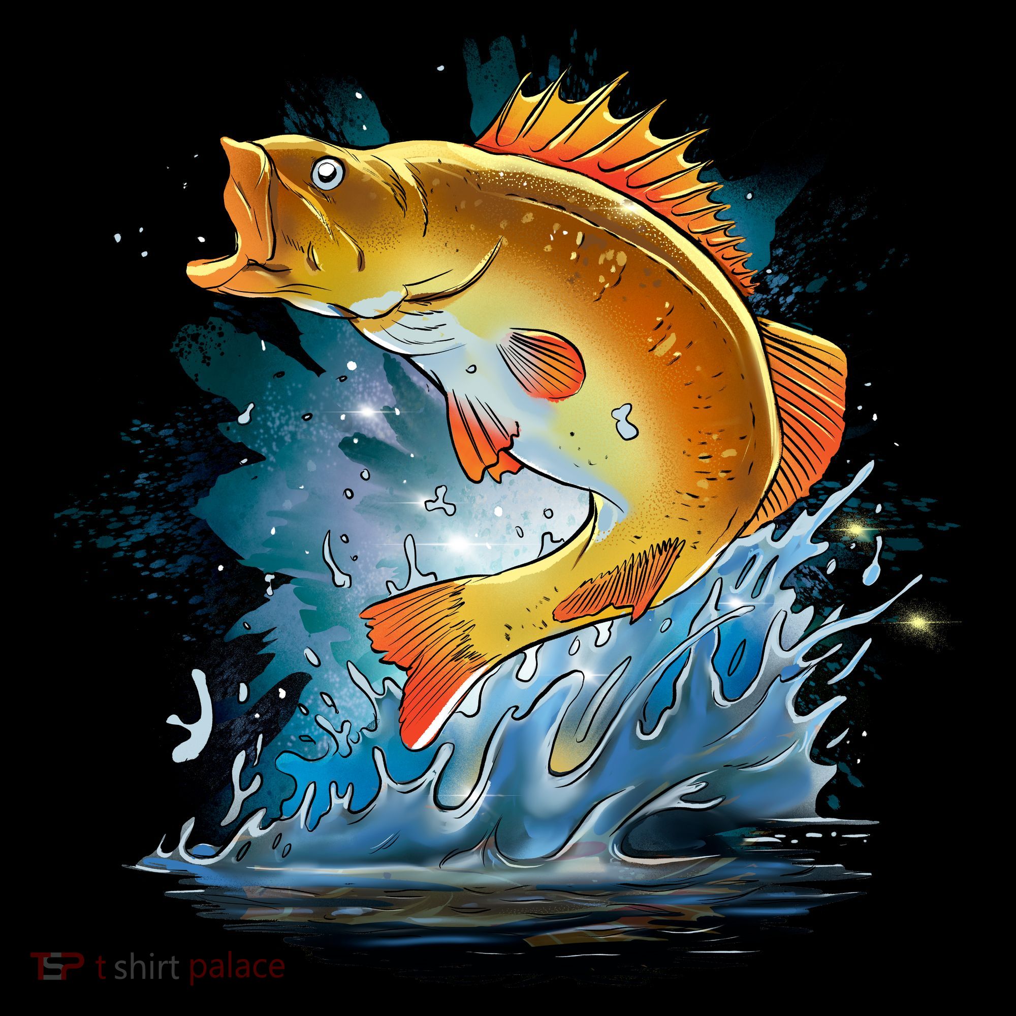 Golden Perch Fish Sea Visor