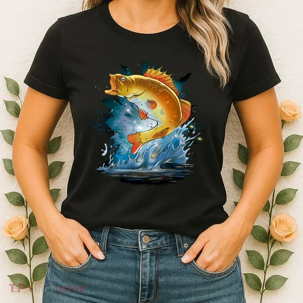 Golden Perch Fish Sea Women's T-Shirt